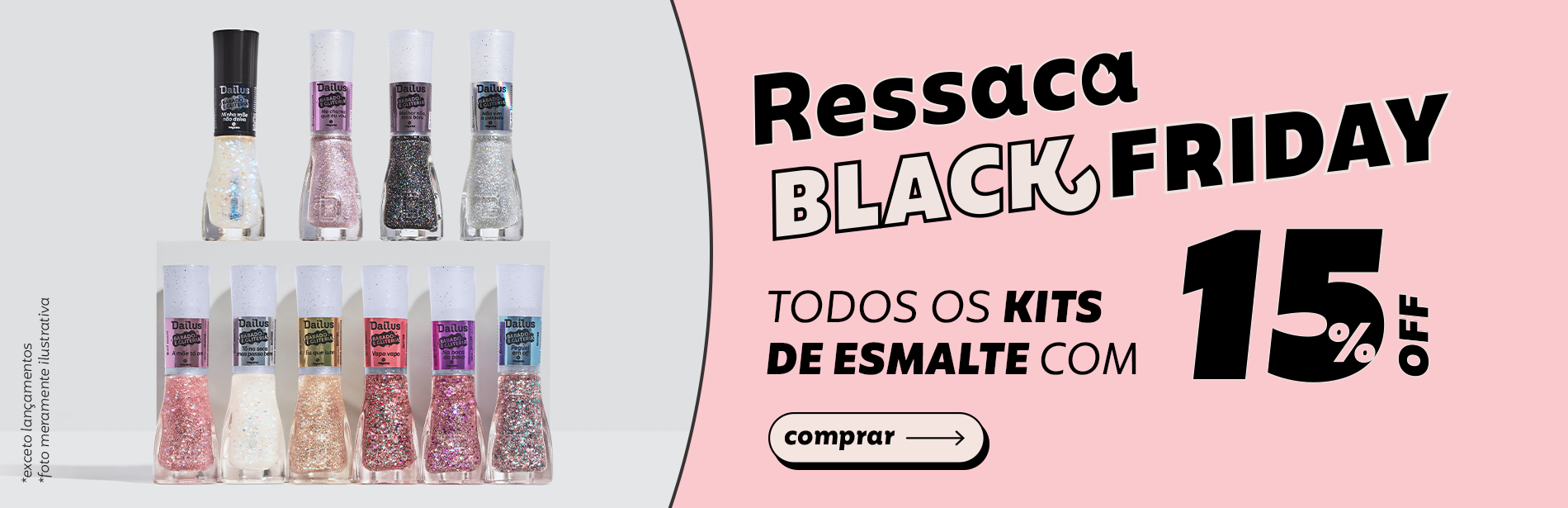 Black - Kits esmaltes 15 off - 02.12 - 06.12